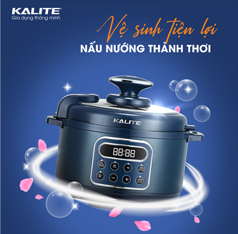 Nồi áp suất Kalite dễ dàng vệ sinh