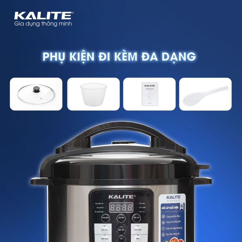 Nồi áp suất Kalite dễ dàng điều khiển