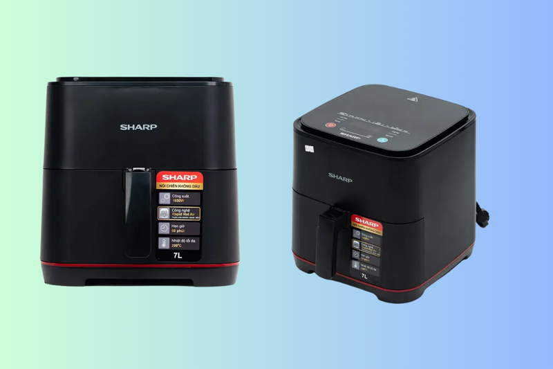 Nồi chiên không dầu Sharp 5.5 lít KF-AF70EV-BK