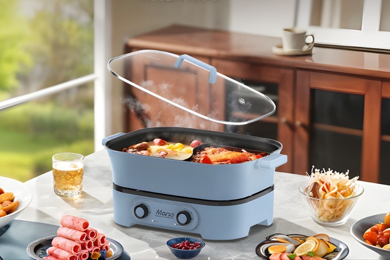 Nồi lẩu điện 2 ngăn Sunhouse 6 l&iacute;t SHD4568