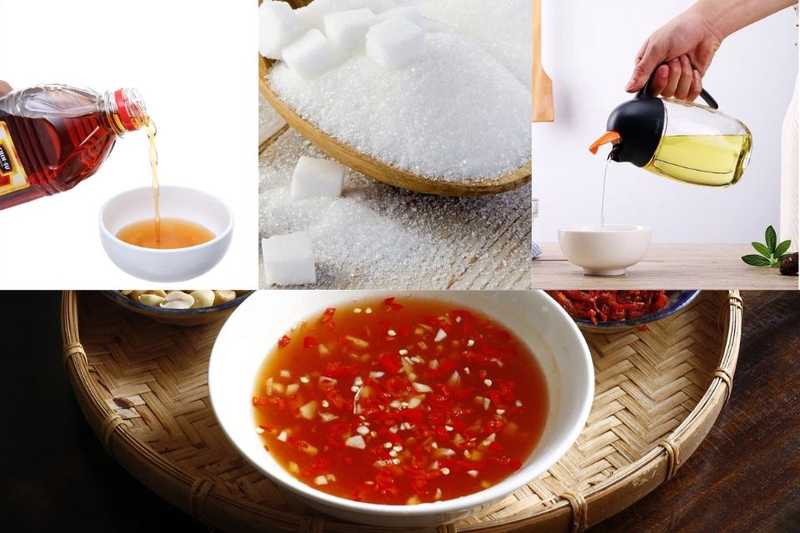 Pha nước sốt trộn nộm