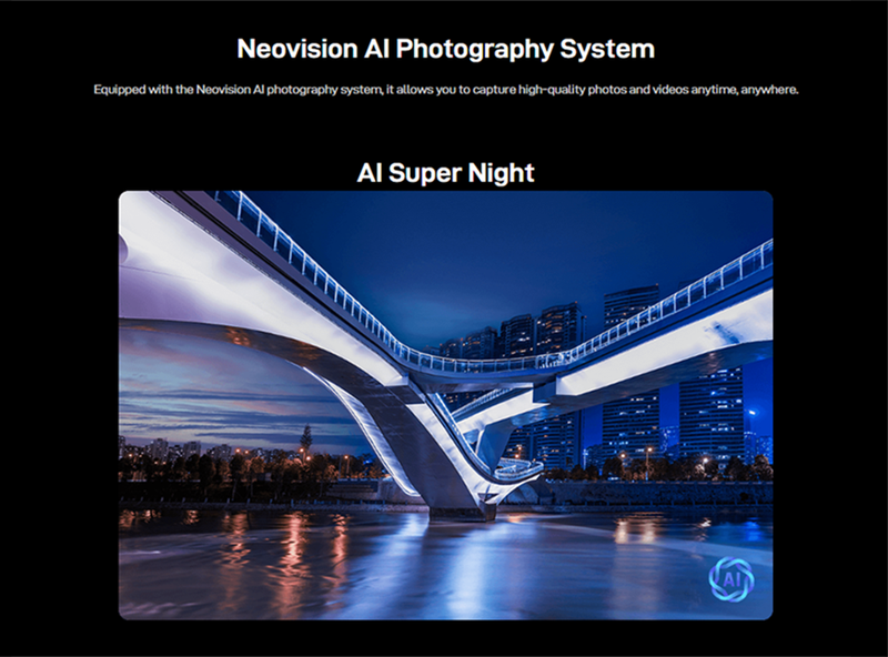 Điểm nổi bật của hệ thống camera trên nubia Neo 3 5G là công nghệ Neovision AI Photography System