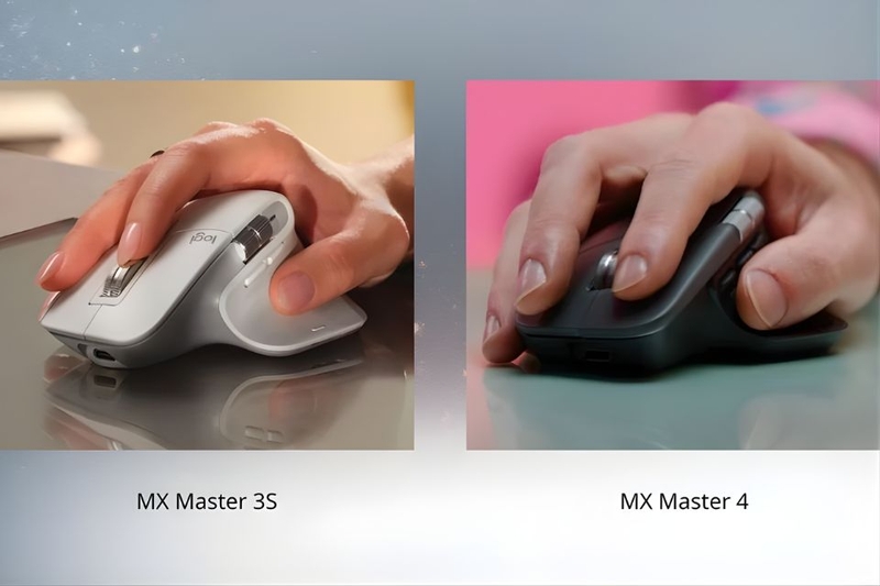 Nút bấm MX Master 4 và MX Master 3S