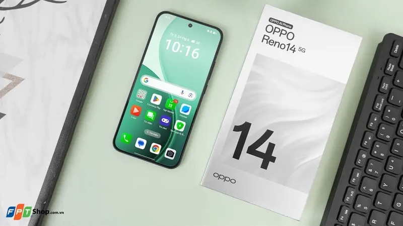 OPPO Reno14 dung lượng pin bao nhiêu ảnh 1
