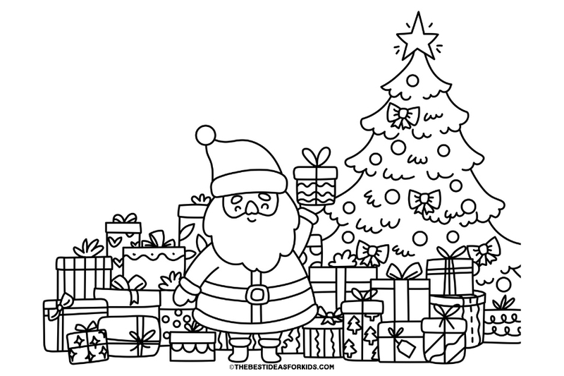 Ông già noel tô màu (26)