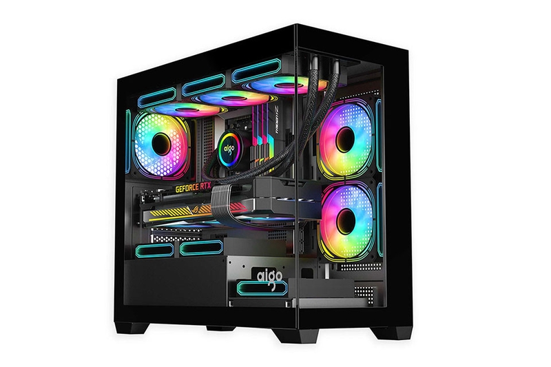 Thiết kế hiện đại, tản nhiệt hiệu quả cùng case Aigo CM218 6F