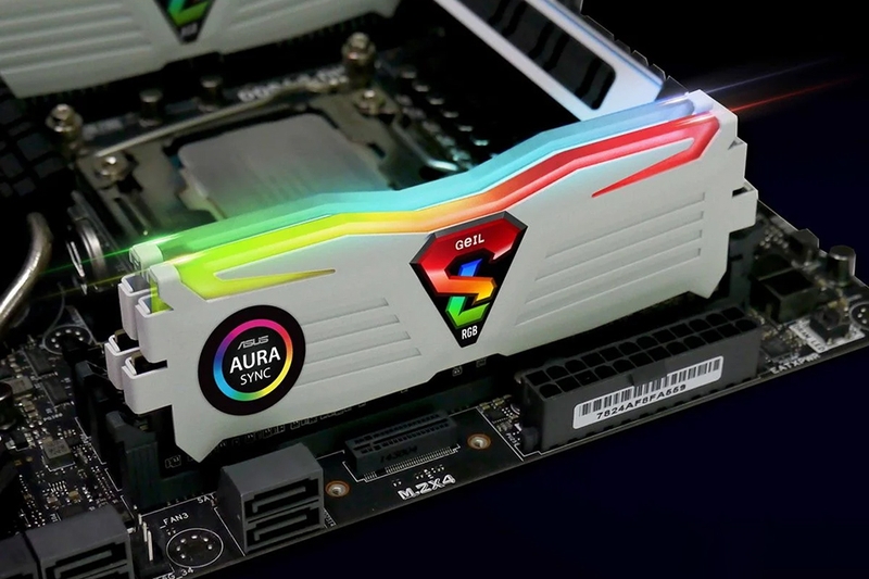RAM Geil Super Luce 8GB DDR4 3200 RGB: Đa nhiệm mượt mà và thiết kế thẩm mỹ