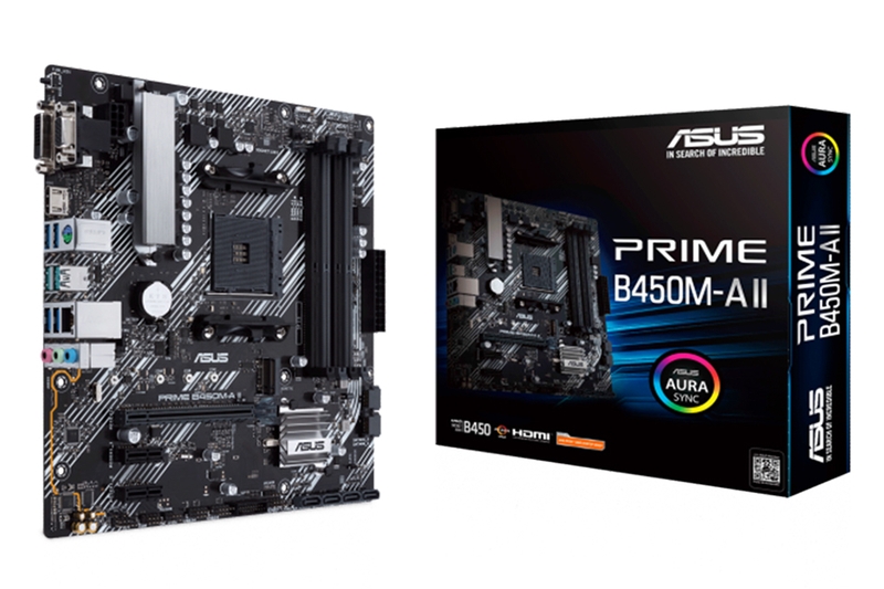 Bo mạch chủ Asus Prime B450M-A II: Nền tảng vững chắc cho hiệu năng bền bỉ
