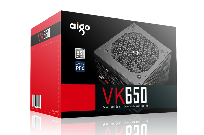 Nguồn máy tính Aigo VK650 650W: Cung cấp năng lượng ổn định
