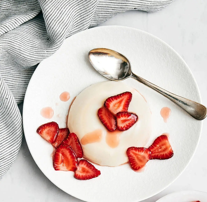 Panna cotta dâu - 11