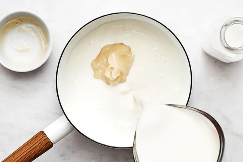 Panna cotta dâu - 09