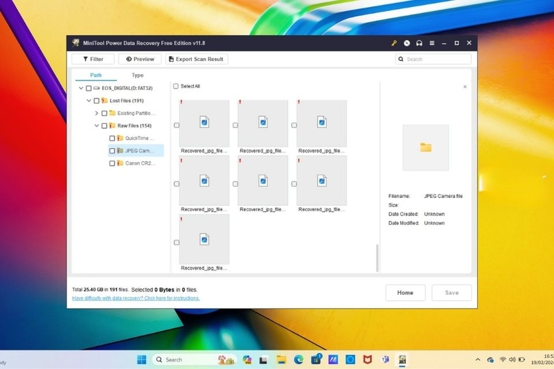 Phần mềm hiện file ẩn MiniTool Power Data Recovery