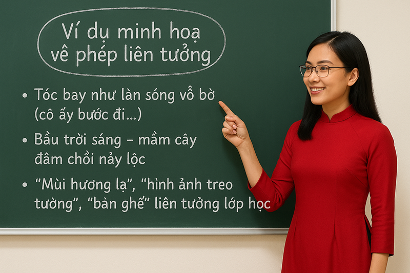 Ví dụ minh họa về phép liên tưởng