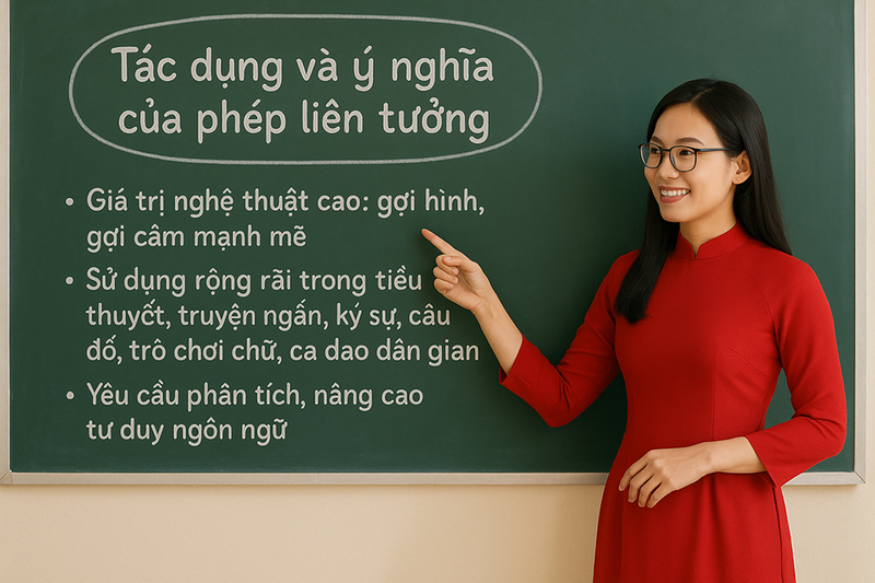 Tác dụng và ý nghĩa của phép liên tưởng