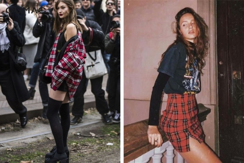 Bảng màu của phong cách grunge tập trung vào những gam tối và trung tính