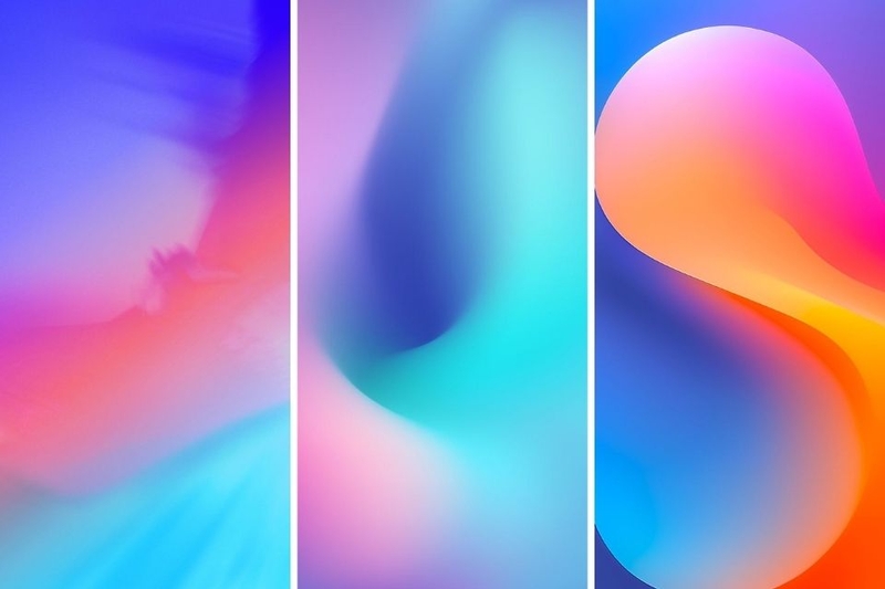 Phong cách màu sắc gradient thời thượng