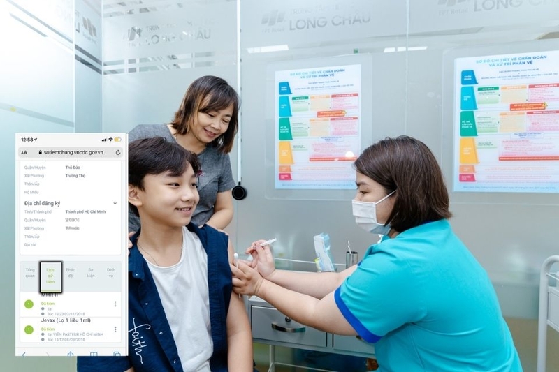 Quản lý lịch sử tiêm chủng