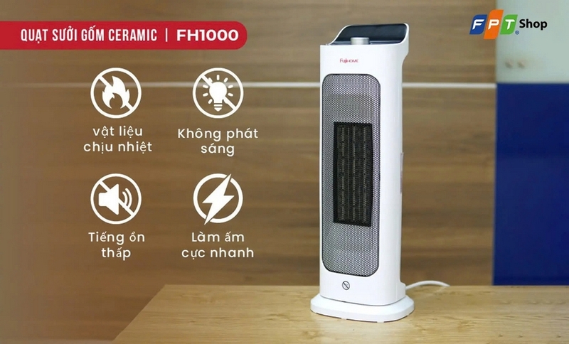 Quạt sưởi gốm giá rẻ ảnh 2