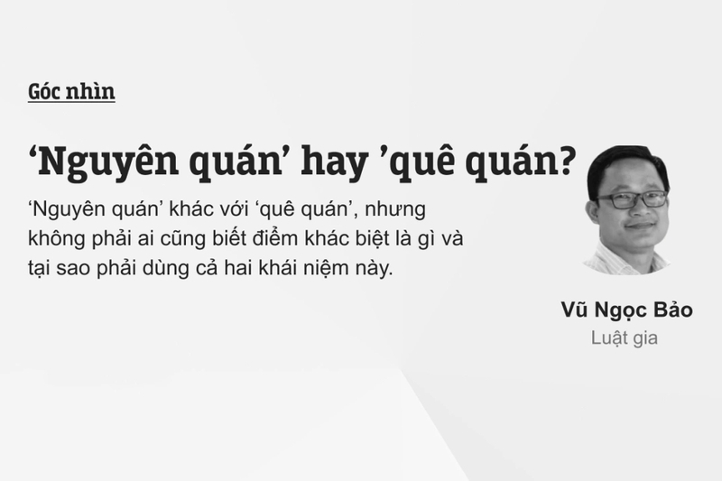 nguyên quán hay quê quán