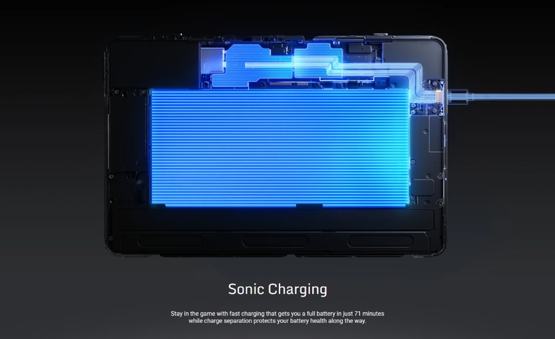 Công nghệ sạc nhanh 80W cho phép sạc 50% pin chỉ trong 22 phút