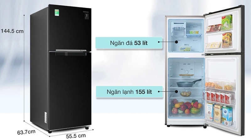 Samsung Inverter 208 lít RT20HAR8DBU/SV