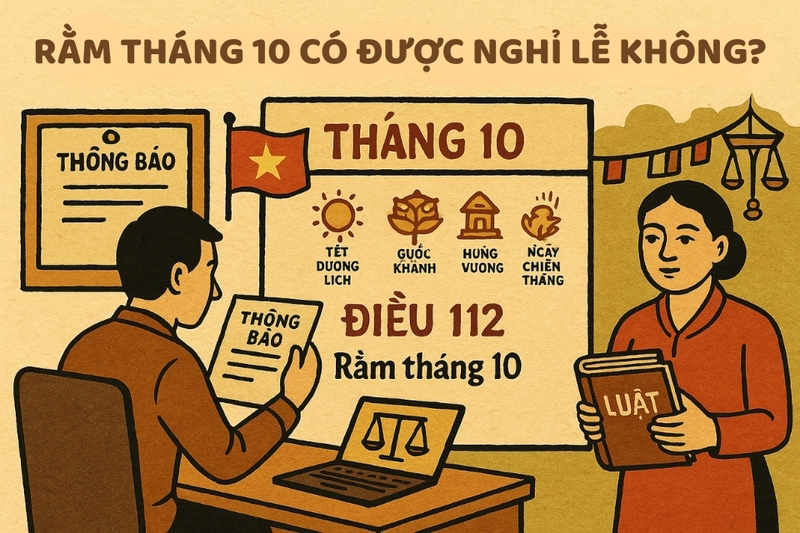 Quy định pháp lý về nghỉ lễ trong ngày rằm tháng 10