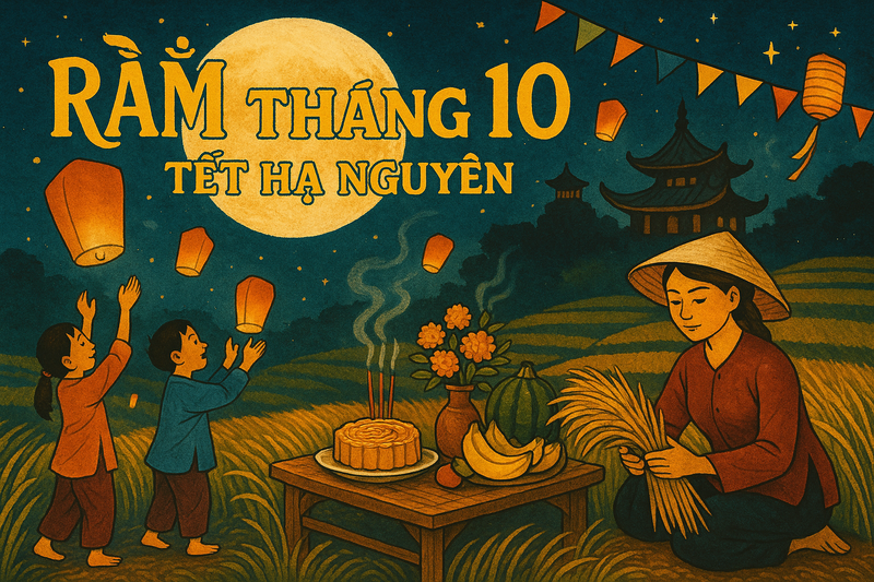 Rằm tháng 10 là ngày gì trong văn hóa Việt Nam?