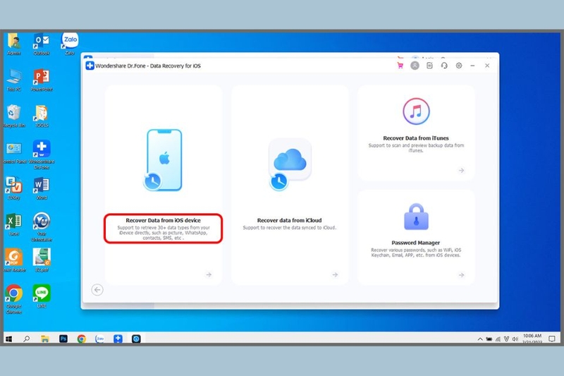 Recover Data from iOS Device