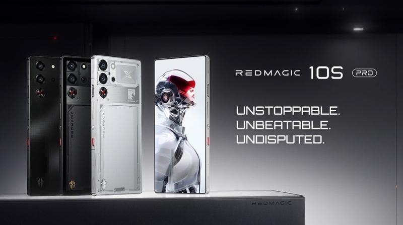 RedMagic 10S Pro mang thiết kế gaming thuần chủng với các đường nét góc cạnh mạnh mẽ