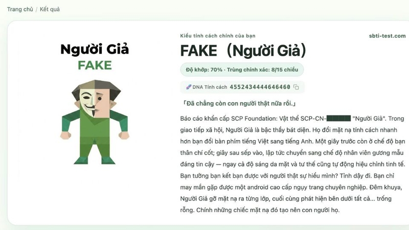 SBTI Test 8