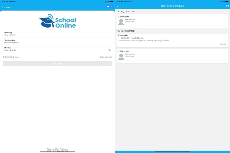 Ưu điểm và hạn chế của ứng dụng SchoolOnline