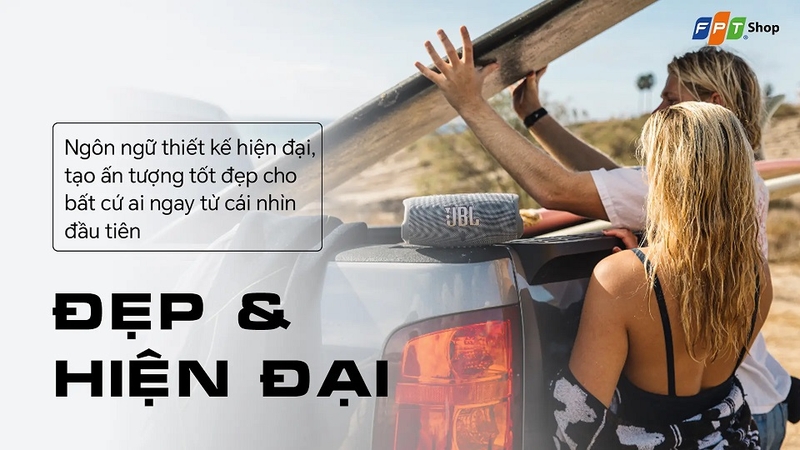 JBL Charge 5 và Flip 6 đều mang ngôn ngữ thiết kế đặc trưng