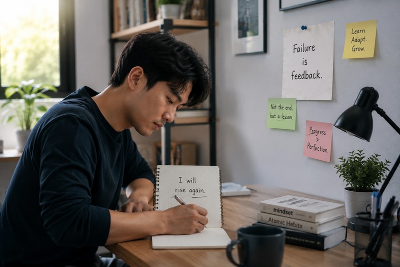 STT khi thất bại bằng tiếng Anh