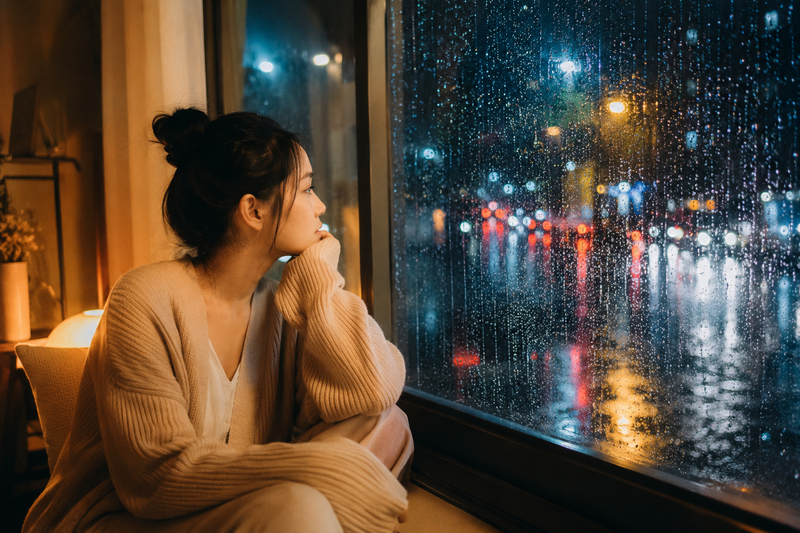 STT về đêm mưa buồn mang nhiều tâm sự chất chứa