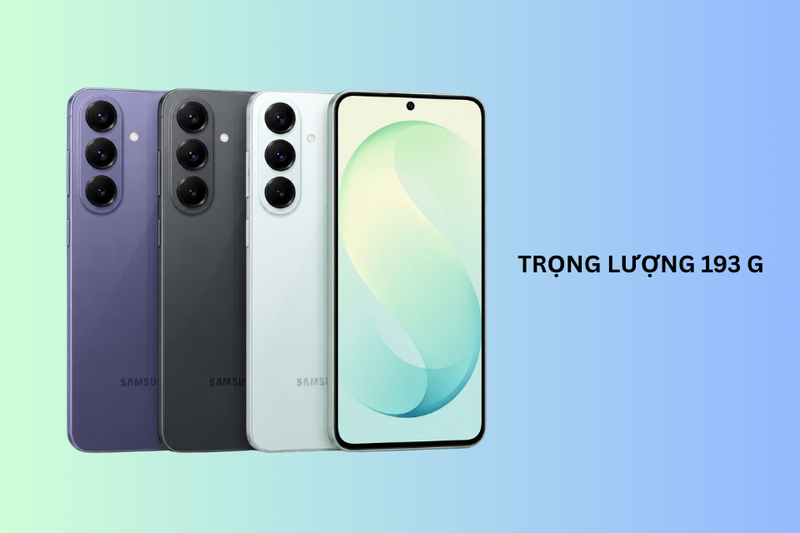 Samsung Galaxy S26 FE trọng lượng bao nhiêu?