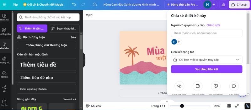 Cách chuyển file thiết kế Canva sang tài khoản khác đơn giản (ảnh 6)