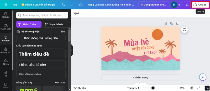 Cách chuyển file thiết kế Canva sang tài khoản khác đơn giản (ảnh 2)