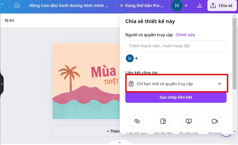 Cách chuyển file thiết kế Canva sang tài khoản khác đơn giản (ảnh 3)
