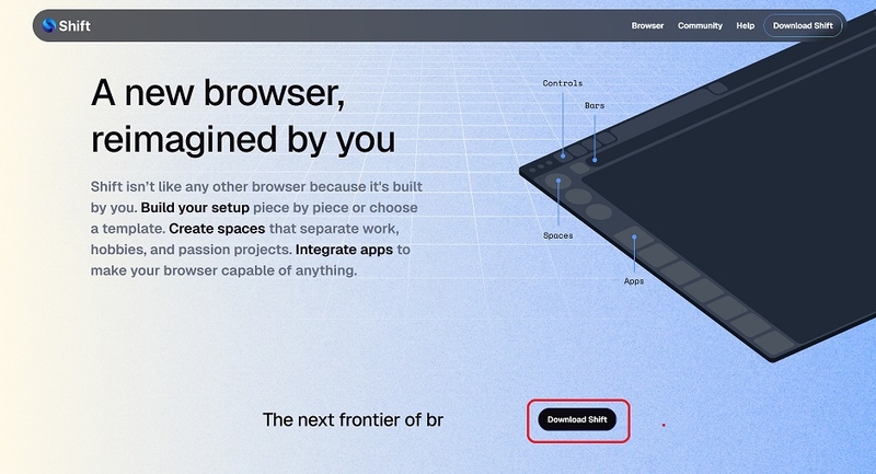 Cách tải về trình duyệt web Shift cho máy tính của bạn