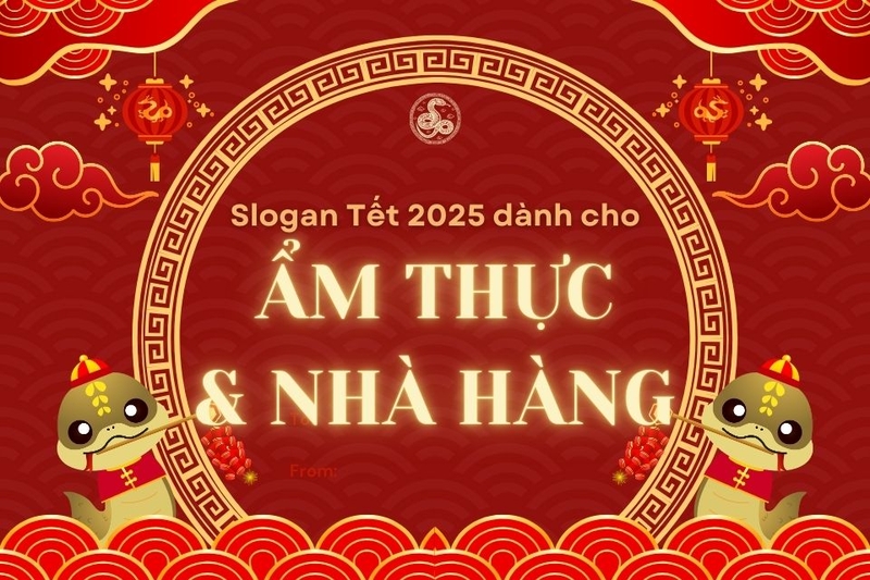 Slogan Tết cho ẩm thực và nhà hàng