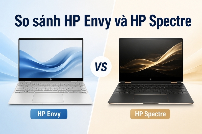 So sánh HP Envy và HP Spectre ảnh 5