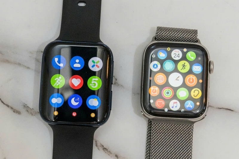So sánh OPPO Watch và Apple Watch ảnh 1