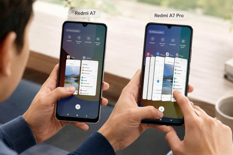 So sánh Xiaomi Redmi A7 và Redmi A7 Pro ảnh 1