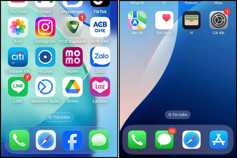 So sánh iOS 18 và iOS 26 ảnh 1