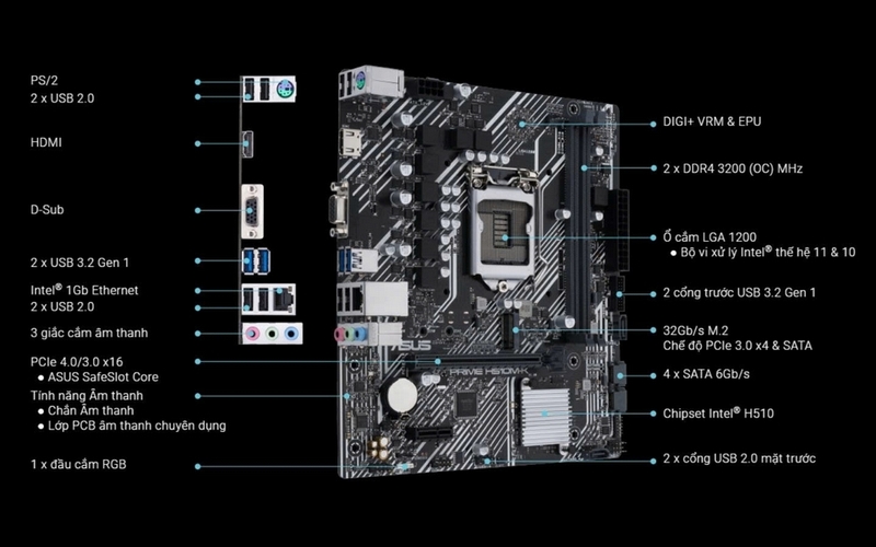 So sánh main H81 và H510 ảnh 5