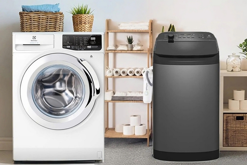 So sánh máy giặt cửa trên và dưới ảnh 1