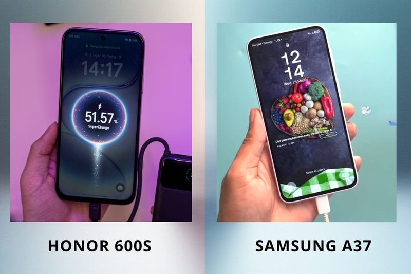 So sánh pin và sạc