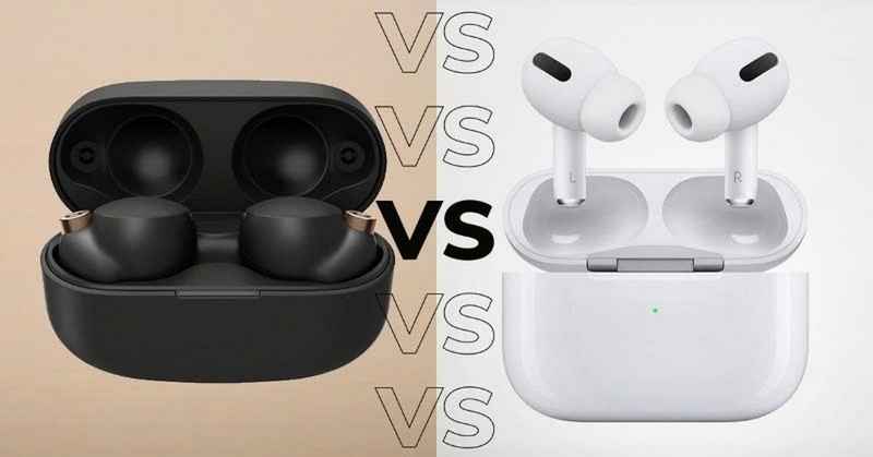 So sánh tai nghe Airpods và Sony ảnh 1