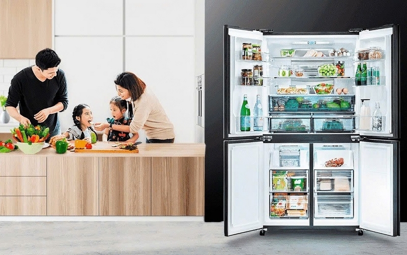 So sánh tủ lạnh 2 cánh và 4 cánh ảnh 2