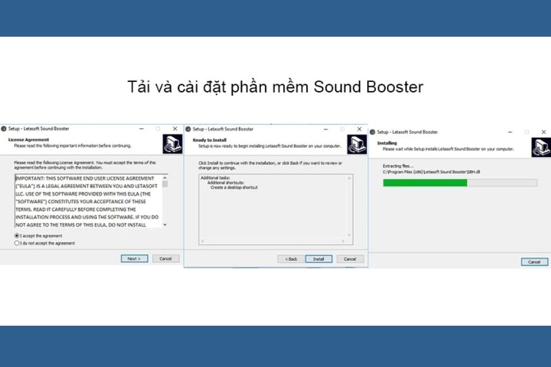 Sound Booster bước 1